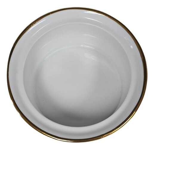 Vintage Royal Danube Calico Flow Cobalt Blue Roses Sugar Bowl Candy Dish w/ Lid - Picture 6 of 12